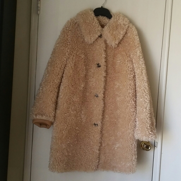 Zara Jackets & Coats Nwot Zara Faux Fur Teddy Coat Poshmark